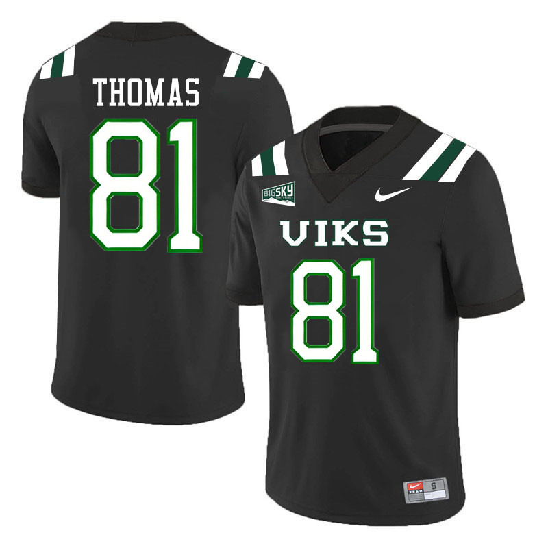 Portland State Vikings #81 Julius Thomas College Footbaall Jerseys,Uniforms Stitched-Black